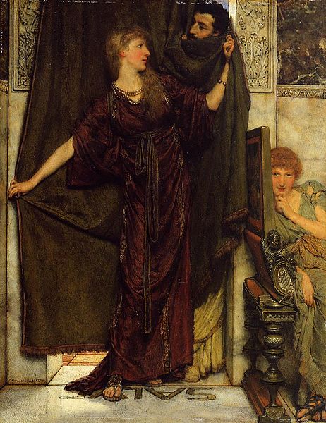 Laura Theresa Alma-Tadema Not at Home Sir Lawrence Alma